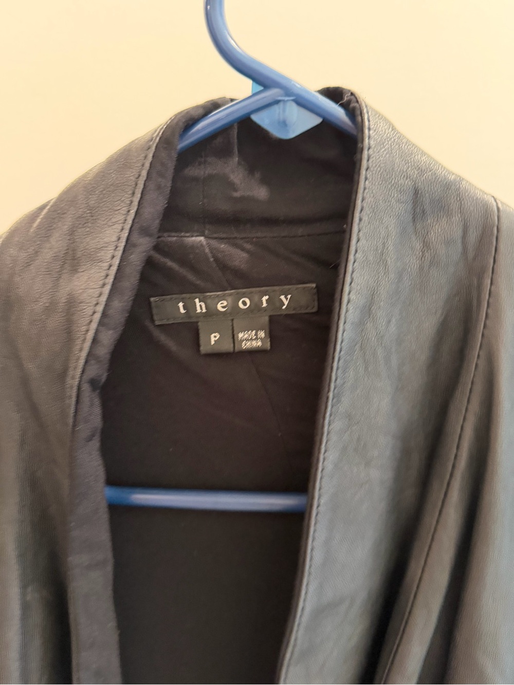 Theory Black Open-Front Lightweight Jacket